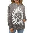 thumbnail image 5 of Unisex Supernatural Hoodies 3D Printed Pullover Hooded Sweatshirt with Pocket for Mens Womens, 5 of 8