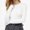 White, variant on ClodeEU Women's Cropped Cardigan Sweater, Long Sleeve Crewneck Shirts, Casual Button Down Knit Blouses, Soft Tight Slim Top Black,Womens Plus M
