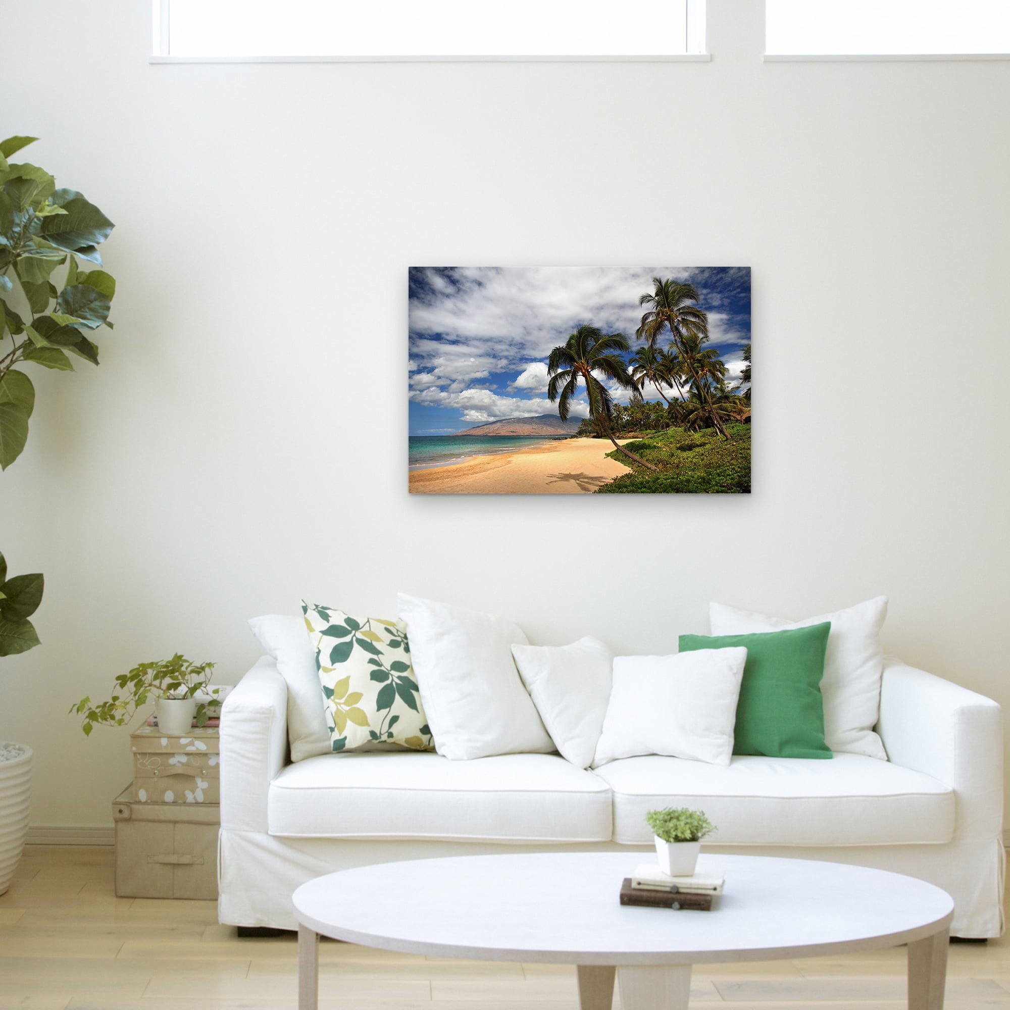 Pierre Leclerc 'Kamaole Tropical' Canvas Art