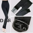 thumbnail image 3 of Winter Leggings for Women Fleece Lined Women Winter Thick Warm Fleece Lined Thermal Stretchy Leggings Pants Warm Leggings for Women Winter Fleece Leggings for Women Winter, 3 of 3