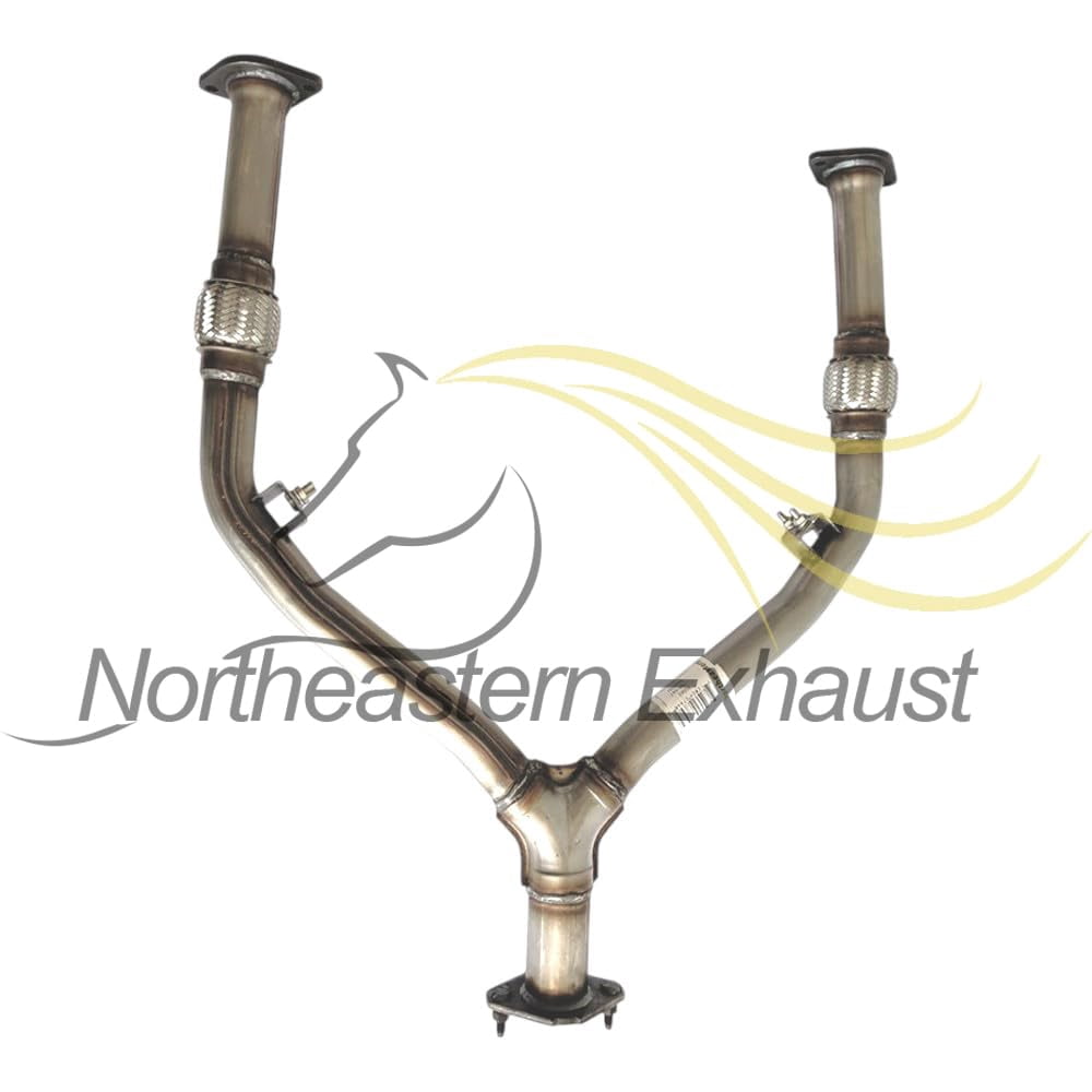 Northeastern Exhaust Y-Pipe, Resonator & Muffler Fits 2003-2008 Infiniti FX35 3.5L SUV - Direct Fit | Stainless Steel