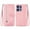 Pink, variant on SYITOOCK Phone Case for Motorola Moto Edge 50 Pro, Shockproof PU Leather Wallet Case with Card Slots Anti-Scratch Stand Magnetic Flip Zipper Pocket Cover for Motorola Moto Edge 50 Pro, Blue