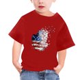 thumbnail image 1 of TopLLC Manches Courtes Col Rond Blouses & Chemises Chemises pour Enfants T-Shirt Graphique Manches Courtes Col Rond Crop Top pour 3-14 Ans Filles et Garçons T-Shirt Tee Blouse Fille, 1 of 4
