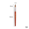 thumbnail image 1 of Kolinsky-cepillo acrílico para uñas, buena calidad, pincel de visón para decoración de uñas, mango de madera, constructor de Gel, cepillo para manicura, herramientas de dibujo, tamaño 6-24, 1 of 5