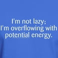 thumbnail image 3 of CafePress - I'm Not Lazy Dark T Shirt - Men's Classic Graphic Cotton T-Shirt, 3 of 4