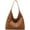 Khaki, variant on Kukuzhu Women's Hobo Bag PU Leather Shoulder Bag Large Handbag Totes Versatile Purse Top Handle Bag Commuting