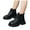 Black, variant on Cute Bowknot Ankle Combat Boots for Girls Platform Leather Lace Up Riding Booties Lightweight Non Slip Dress Shoes for Toddler Black Size 2 Big Kids