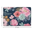 thumbnail image 5 of Pioneer Flower Floral Print Flannel Non Slip Door Rugs,Washable Door Mats Indoor,Decorative Door Mats,Dirt-Resistant and Absorbent Doormat for Entrance,Bedroom,Kitchen,Bathroom,23.5"x16", 5 of 5