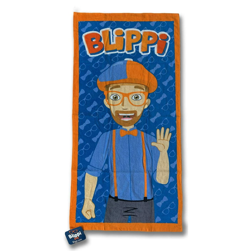 Blippi Official Beach or Bath Towel