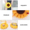 thumbnail image 3 of 4 piezas de hebillas para cortinas con forma de girasol, correas para sujetar cables, accesorios, clips para persianas, ganchos traseros, 3 of 6