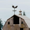 thumbnail image 5 of Iron Wind Direction Indicator Weathervane for Outdoor Garden Wind Measuring Tool Feather 255x280mm, 5 of 8