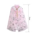 thumbnail image 3 of Jackets for Girls Toddler Lace Up Cape Party Robe Holiday Princess Cloak Pink Girls Fall Tops ,2-10 Years, 3 of 5