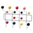 thumbnail image 1 of Baxton Studio Penny Wall Mounted Coat Rack in White, 1 of 4