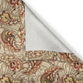 thumbnail image 4 of Ambesonne Paisley Valance Pack of 2, Leaves, 42"X18", Red Beige, 4 of 5