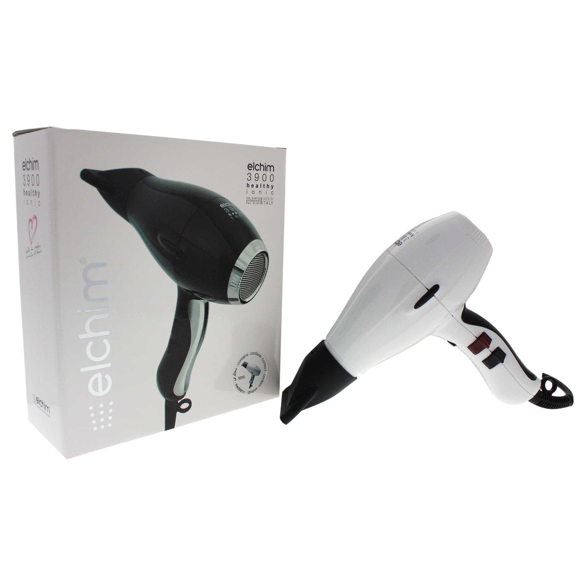 3900 Healthy Ionic Hair Dryer White by Elchim for Unisex 1 Pc Hair Dryer Walmart