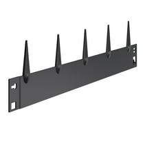 KFFKFF Iron Garden Border, Set of 5, 39 x 3 in, Metal Garden Border Resistant to Rust, Flexible Garden Border, Durable Grass Border, Simple to Set Up, Black Divider for Flower Bed, Yard, and Pathway