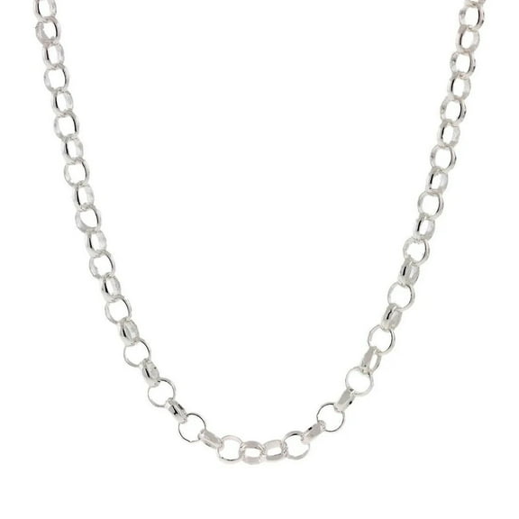1.4MM Rolo Chain .925 Solid Sterling Silver Available In 16"- 22" Inches