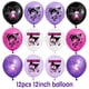 thumbnail image 5 of Conjunto de globos de fiesta Kawaii Sanrio Kuromi, decoraciones de fiesta de dibujos animados Kuromi, suministros de fiesta temáticos, regalos de vacaciones para niñas y niños, 5 of 5