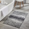 thumbnail image 7 of Better Trends Bath Rug Set 3 Piece Bath Mat Non Slip Micro Polyester Bathroom Floor Set, Shower, Tub, Casablanca Collection – (Gray), 7 of 7