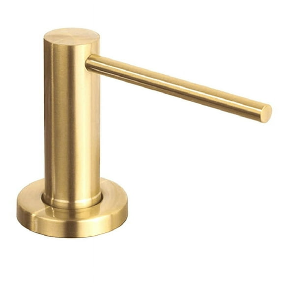 Kitchen Sink Soap Dispenser Countertop Pump Hand Lotion Built in Bottle Stainless Steel S C1926