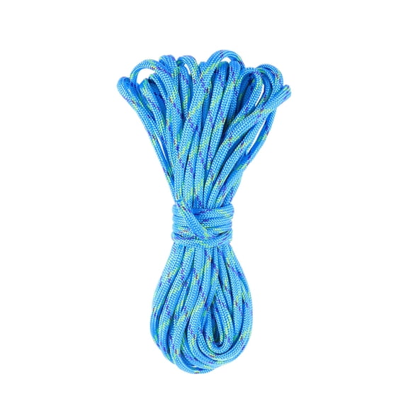Soimiss Sky Blue Paracord Rope Tightly Woven Uv Resistant Durable for Outdoor Use