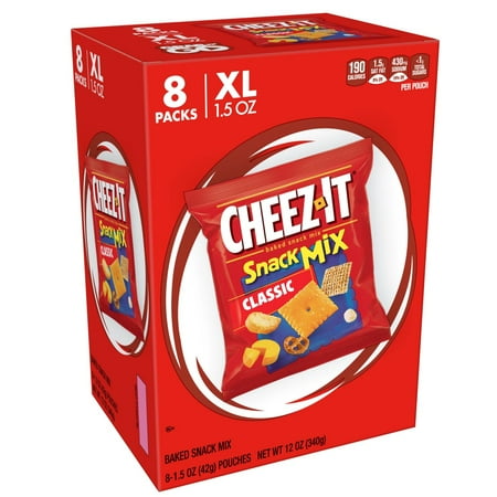 UPC 024100110513 product image for Cheez-It Snack Mix Classic Baked Snack Mix - 12 Oz Box (8 Packs) | upcitemdb.com