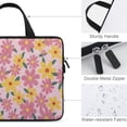 thumbnail image 3 of JRXY Flower Pattern Diving Fabric Laptop Carrying Bag Neoprene Tablet Cover 17inch, 3 of 5
