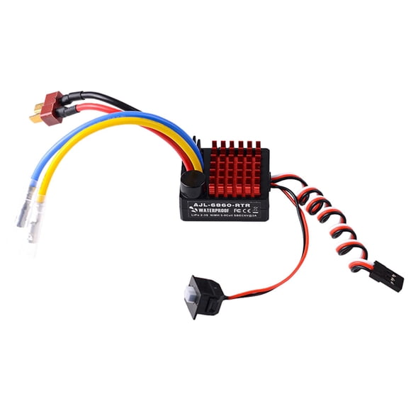 Controlador de velocidad eléctrico de 60 a, regulador de velocidad electrónico, control remoto fácil de usar, pieza de repuesto para automóvil TF2 MST