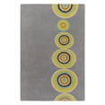 thumbnail image 2 of Surya Dazzle Area Rug DAZ-6537 Gray Rings Shapes 6' x 6' Round, 2 of 2