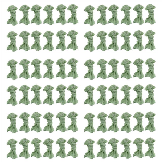 Servilletas de Servilletas de Cena Arrugadas Servilletas de Mesa Servilletas Decorativas de Tela (Verde, 72 Paquetes)