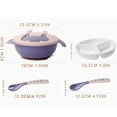 thumbnail image 4 of Huayishang Plates and Bowls Sets Baby and Children Training Bowl Baby Feeding Suction Cup Bowl Baby Portable Anti Slip and Anti Fall Glue, Kitchen Essentials Clearance Sale, 4 of 5