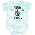 thumbnail image 3 of Inktastic Finally I'm the Big Cousin Boys or Girls Baby Bodysuit, 3 of 5