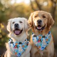 thumbnail image 2 of Dog Bandana 2 Pack,German Shorthaired Pointer Dog and Flower Bandanas for Dogs,Cat Bandana,Small/ Large Dog Bandana 2 Size,Dog Bandanas, 2 of 6