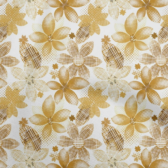 oneOone Rayon Olive Green Fabric Texture Floral Sewing Craft Projects Fabric Prints By Yard 56 Inch Wide