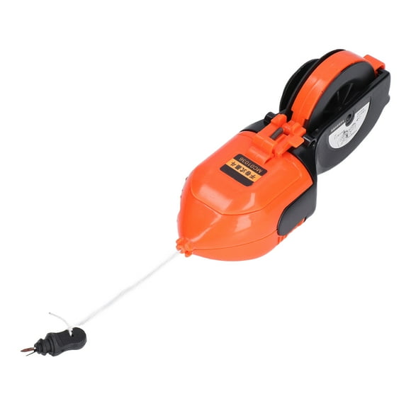 Automatic Manual Duct Chalk Line, Toughness Automatic Ink Fountain Marker High Hardness Ink Absorption 15 Meters Line For Woodworking