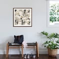 thumbnail image 3 of Art.com Velvety Florals Neutral III Art Print by Silvia Vassileva, Brown Frame Wall Art, 29" x 29", 3 of 5