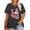 H-Dark Gray, variant on XCHQRTI Heart LOVE Shirt for Women Plus Size Graphic Tee Short Sleeve Casual Shirt