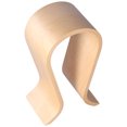 thumbnail image 4 of Colgador de auriculares en forma de U, soporte para auriculares con arco estable de madera Simple con pies de goma para oficina, estudio, dormitorio y escritorio, 4 of 5