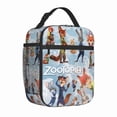 thumbnail image 3 of Zootopia Insulated Lunch Bag Cartoon Backpack, Reusable Thermal Cooler Tote for School Picnic Travel, Water Resistant Zipper Lunch Box Carry Bag Large Capacity Reusable Cooler Bag 11488-A9, 3 of 6