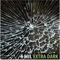 thumbnail image 4 of BDF S4MB05 Security and Daytime Privacy 4 Mil Black 5 (Very Dark) Window Film 24in X 14ft, 4 of 7