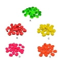 thumbnail image 3 of Advancent 100 Uds. Señuelos de simulación cebos artículos de pesca herramienta callos traje de pesca con caja transparente suministros Pescar Rojo, 3 of 6