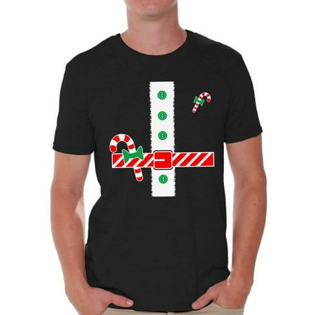 Awkward Styles Christmas Tuxedo Shirt for Men Awkward Styles Tuxedo Shirt for Guys Santa's Helper Funny Elf Holiday Party T-Shirt Xmas Gifts for Him Christmas (Best Xmas Gifts For Him)