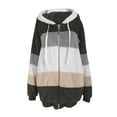 thumbnail image 5 of CCRFTGI Hoodie for Children Boys Girls Size 7 Sherpa Patchwork Fleece Lined Zip Hoodie Sweatshirt Trendy Fall Winter Jacket Cozy Warm School Uniform Sweater Dark Gray 11-12 Years, 5 of 6
