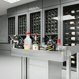 32″ Single Tier Stainless Steel Speed Rail Rack - Walmart.com