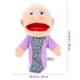 thumbnail image 4 of Marionetas de mano creativas, marionetas de mano decorativas, juguetes de mano, figuras realistas., 4 of 5