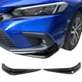 thumbnail image 2 of Ikon Motorsports 2PCS Front Bumper Lip Splitters Added on Bodykit Replacement Compatible With 2022-2024 Honda Civic 11th Gen Sedan & Hatchback PP HPD Style Carbon Fiber Print, 2 of 8