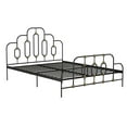 thumbnail image 5 of Novogratz Boutique Olivia Metal Bed, Queen Size Frame, Black and Gold, 5 of 17