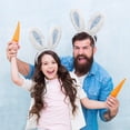thumbnail image 7 of ‌Alaiyaky Bunny Ears Headband, Easter Plush Rabbit Ears Headband Bunny Teeth Bunny Cosplay Costume Fancy Dress Up Accessories Easter Egg Hunt Decorations Party Spring Celebrations, 7 of 7