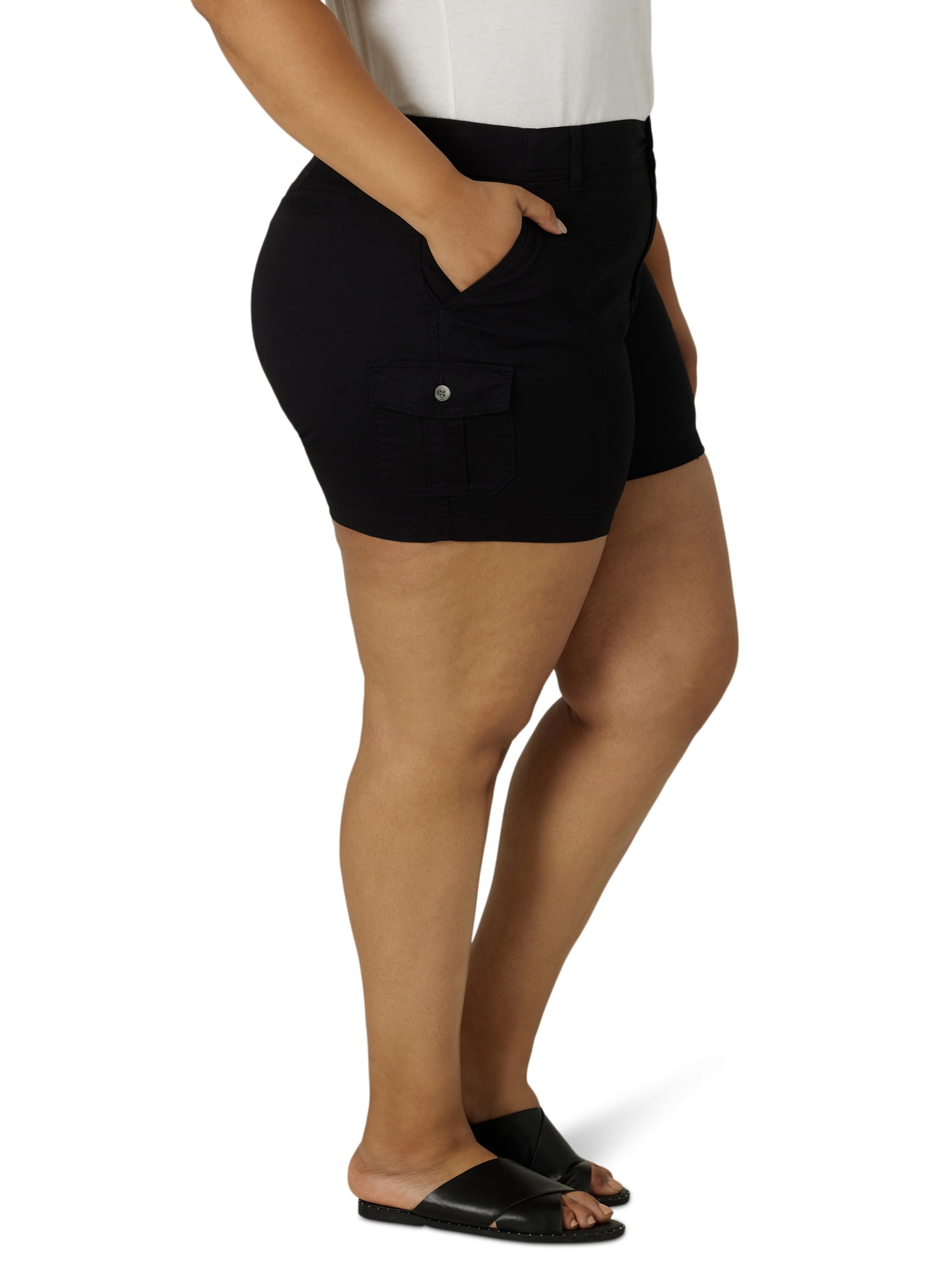 Lee Women's Plus Size Flex-to-Go Cargo Short