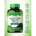 thumbnail image 3 of Black Seed Oil Softgels | 2,000mg | 120 Count | Virgin Cold Pressed Cumin | Non-GMO and Gluten Free Supplement | By Nature's Truth, 3 of 7